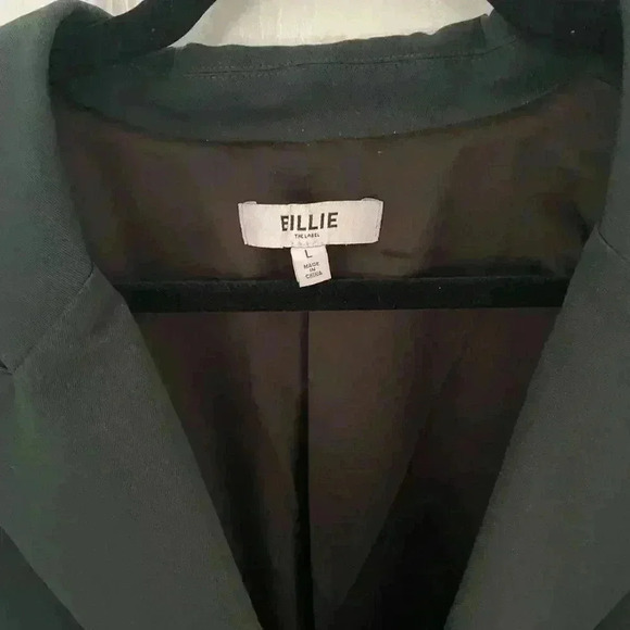 Billie The Label Emerald Green Blazer - Size L - Picture 4 of 5